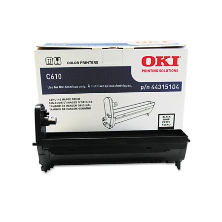 Oki 44315104 Drum Unit, 20,000 Page-Yield, Black 44315104